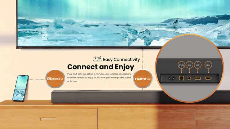 Hisense HS3100 Soundbar 3.1 Channel Soundbar