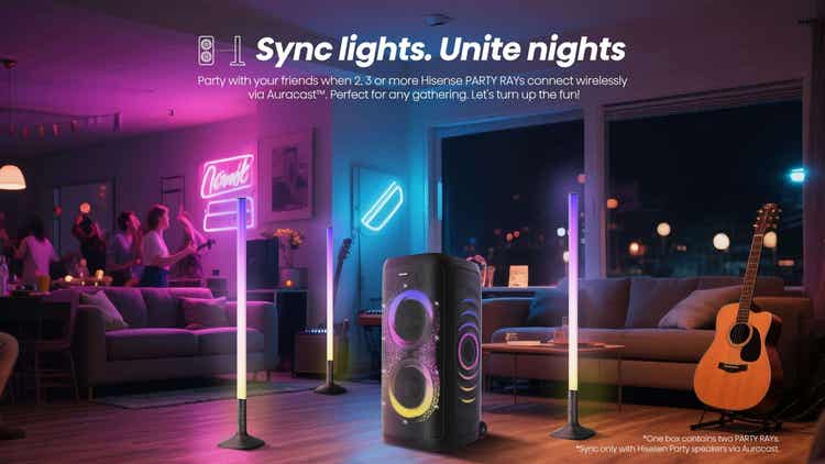 Hisense Party Ray AI Light Effect Speaker