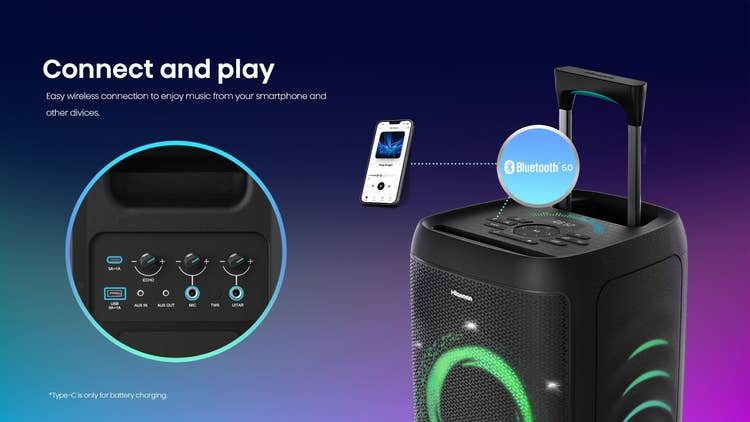 Hisense Party Thunder Ultimate Party Speaker