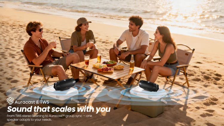 Hisense Flex Boom Portable Bass Boost Water Proof Speaker