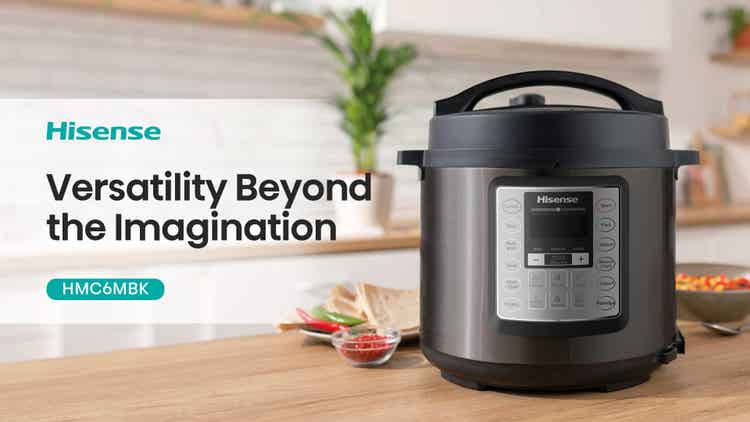 Hisense HMC6MBK 7 in 1 Pressure Cooker