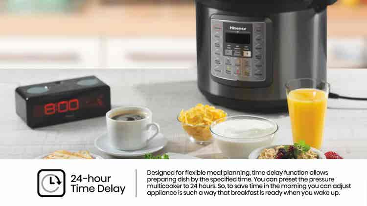 Hisense HMC6MBK 7 in 1 Pressure Cooker