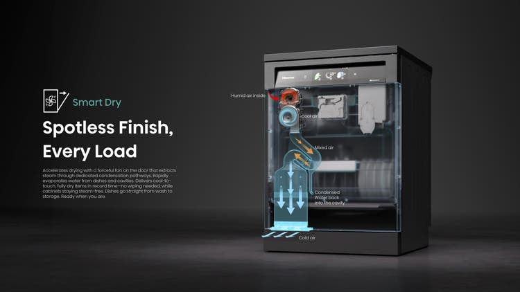 Hisense H15DWTFT 15 Place Dishwasher