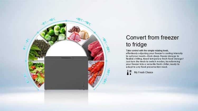 Hisense H399CFS 297L Chest Freezer