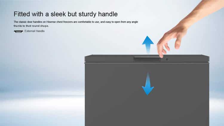 Hisense H399CFS 297L Chest Freezer