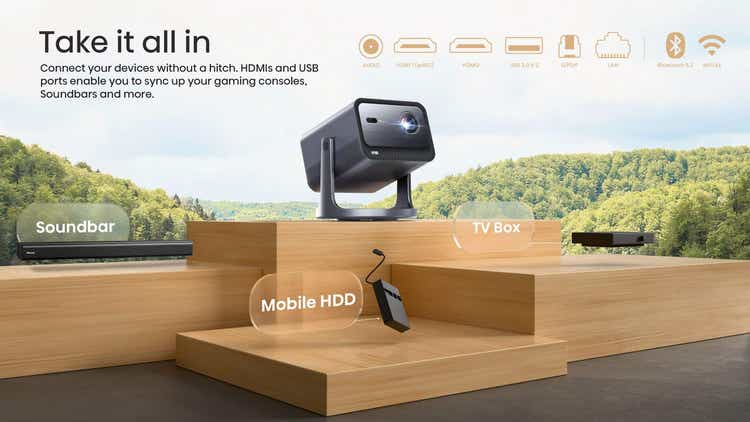Hisense C2 65”-300” 4K Laser Mini Projector