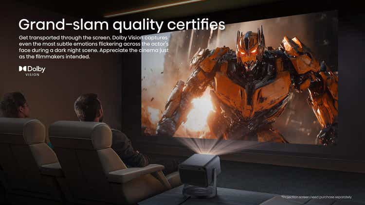 Hisense C2 65”-300” 4K Laser Mini Projector
