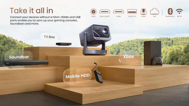 Hisense C2 Ultra 65”-300” Laser 4K Mini Projector