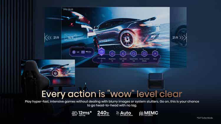 Hisense C2 Ultra 65”-300” Laser 4K Mini Projector