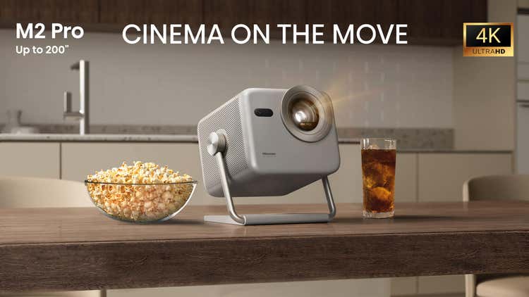 Hisense M2 PRO 65”-200” 4K Laser Mini Projector