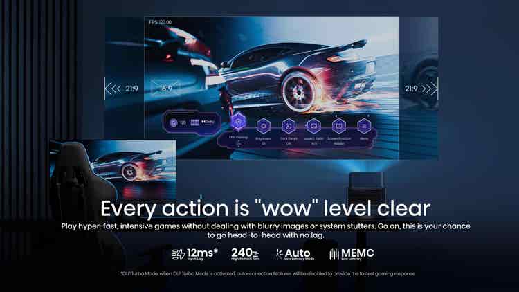 Hisense C2 65”-300” 4K Laser Mini Projector