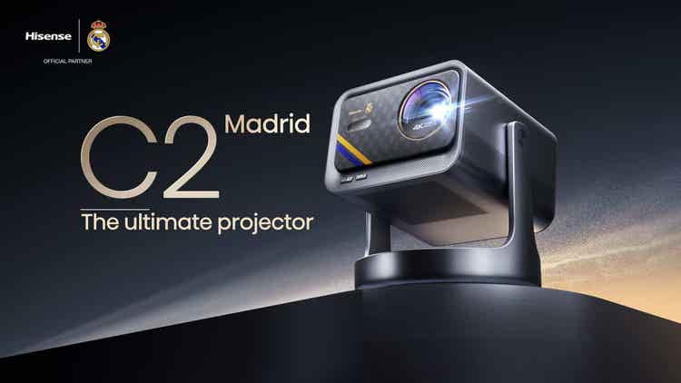 Hisense C2 Ultra 65”-300” Laser 4K Mini Projector