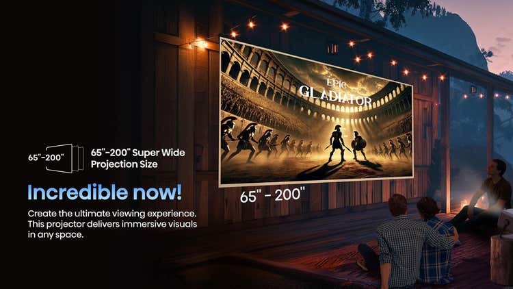 Hisense M2 PRO 65”-200” 4K Laser Mini Projector