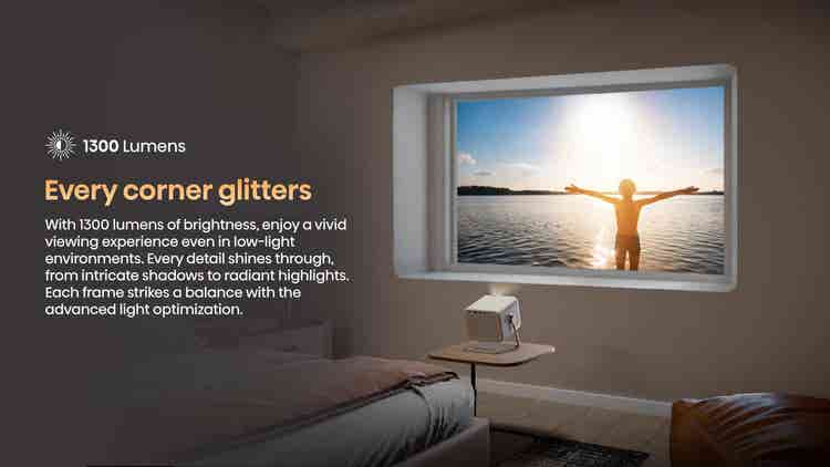 Hisense M2 PRO 65”-200” 4K Laser Mini Projector