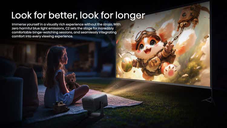 Hisense C2 65”-300” 4K Laser Mini Projector