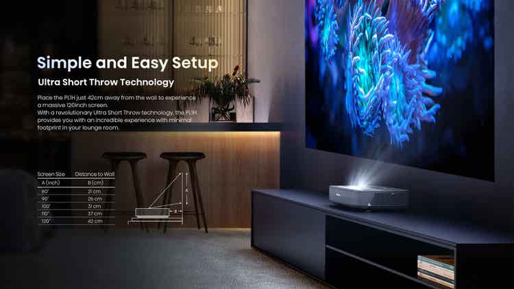 Hisense PL1H 80”-120” 4K Smart Laser Cinema
