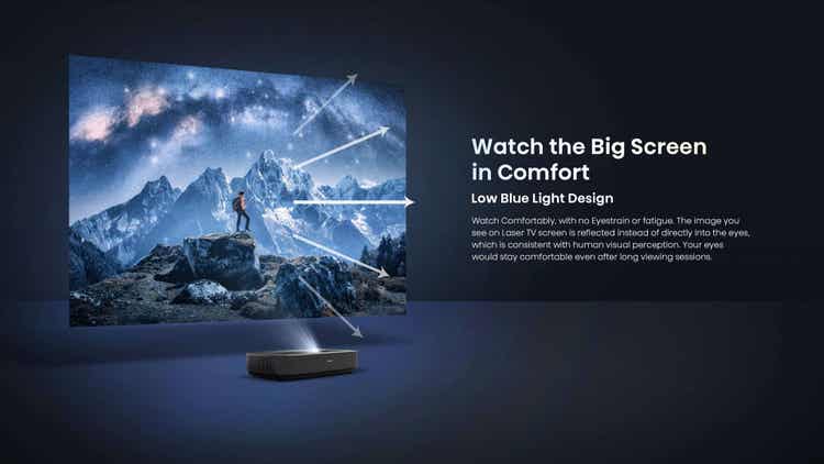 Hisense PL1H 80”-120” 4K Smart Laser Cinema