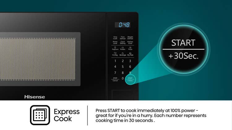 Hisense H20MOBS11 20L Digital Microwave Oven