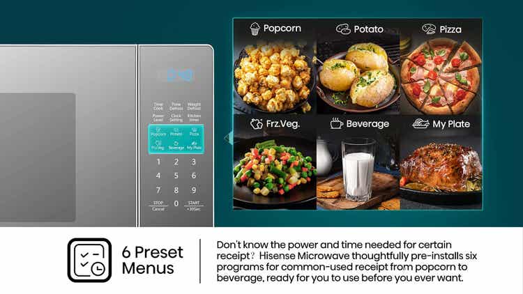 Hisense H20MOMS11 20L Microwave Oven