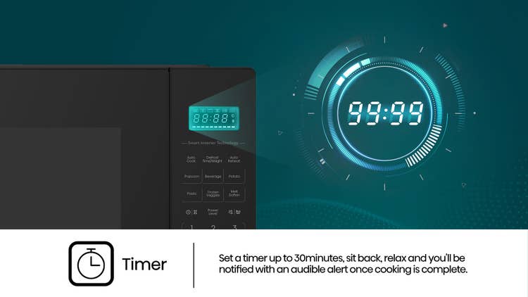 Hisense H45MOBS5XV 45L Inverter Black Microwave