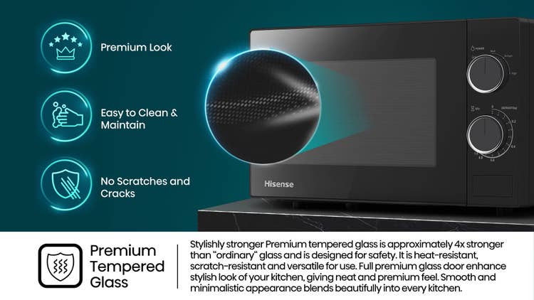 Hisense H20MOBS10 20L Manual Microwave Oven