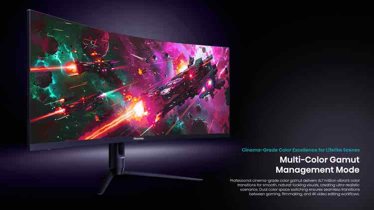 Hisense 34G6K PRO 34" 180Hz Curved Gaming Monitor