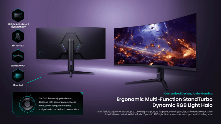 Hisense 34G6K PRO 34" 180Hz Curved Gaming Monitor