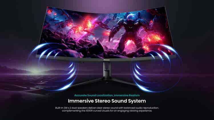 Hisense 34G6K PRO 34" 180Hz Curved Gaming Monitor