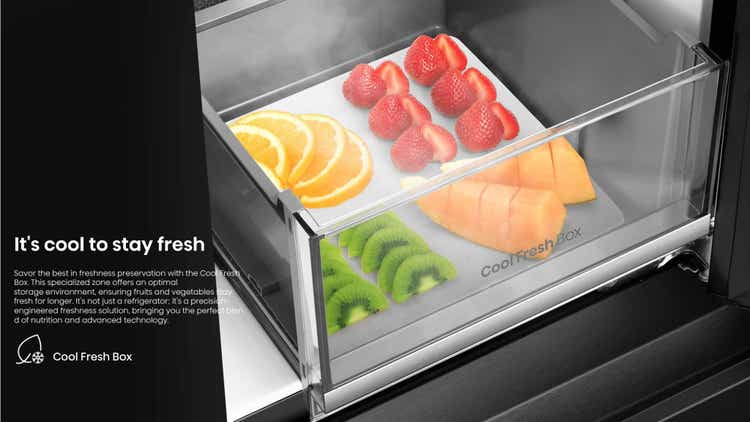 Hisense H820FSB-IMV PureView Series 601L Multi Door Refrigerator
