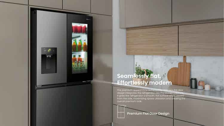 Hisense H820FSB-IMV PureView Series 601L Multi Door Refrigerator