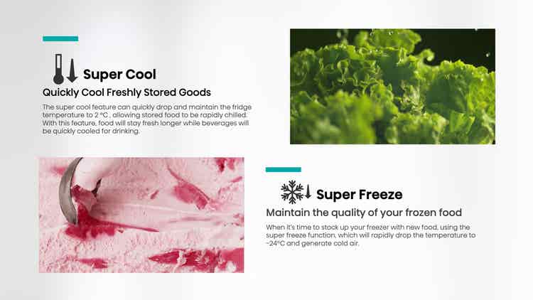 Hisense H695SS-IDL 506L Silver Side By Side Refrigerator
