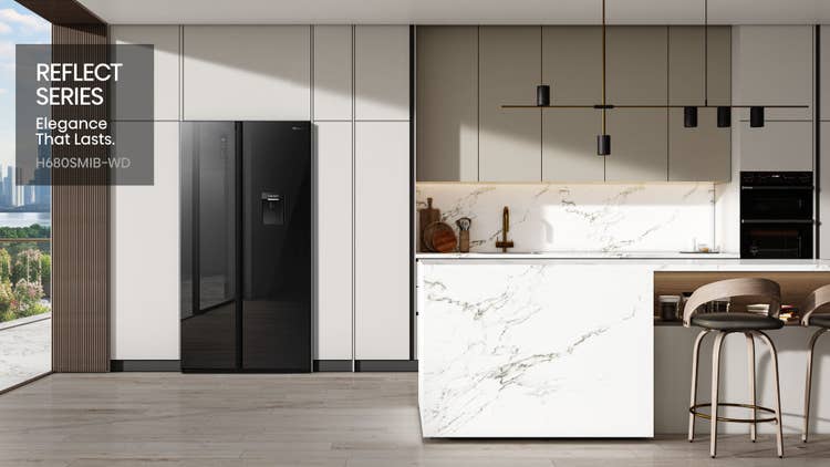 Hisense H680SMIB-WD 541L Side By Side Refrigerator