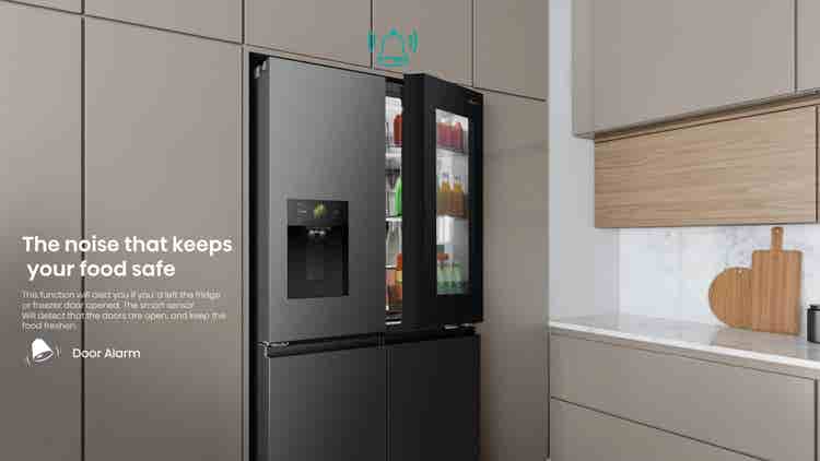 Hisense H820FSB-IMV PureView Series 601L Multi Door Refrigerator