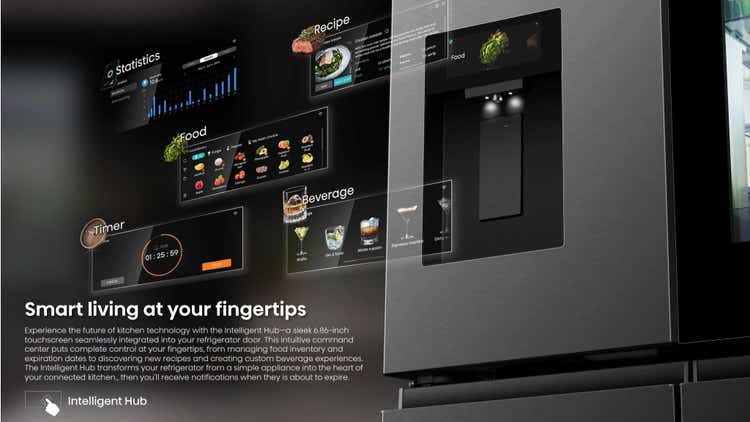 Hisense H820FSB-IMV PureView Series 601L Multi Door Refrigerator