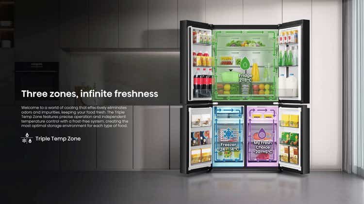 Hisense H820FSB-IMV PureView Series 601L Multi Door Refrigerator