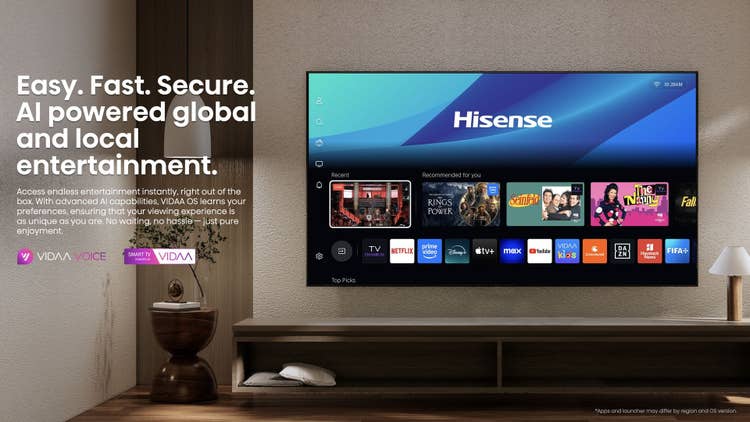 Hisense RGB MiniLED 100UX 100″ 165Hz 288HSR TV