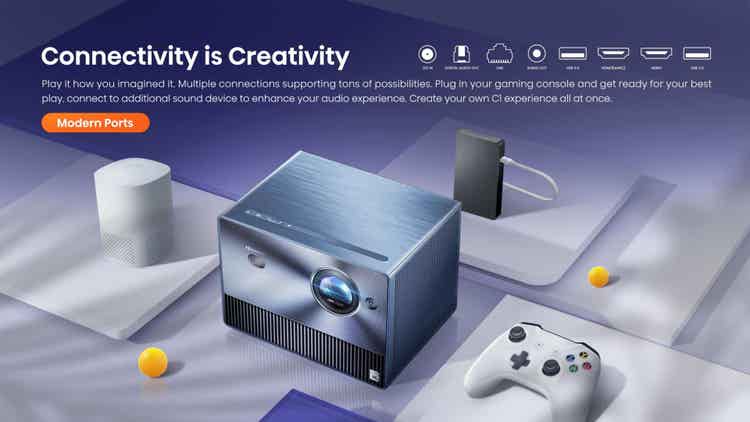 Hisense C1 65”-300” 4K Laser Mini Projector