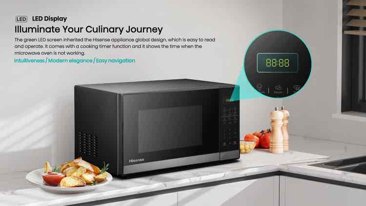 Hisense H37MOBS5X 37L Black Microwave