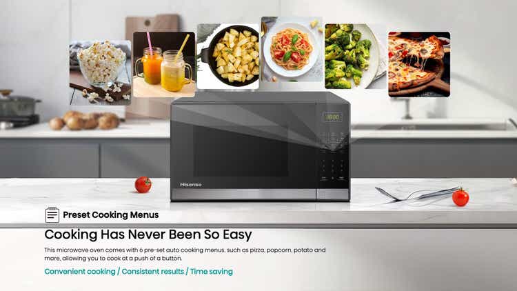 Hisense H37MOBS5X 37L Black Microwave